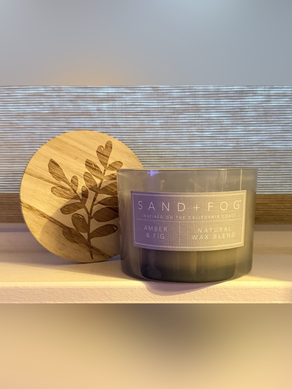 Sand + Fog Amber & Fig Scented Candle - Multi Wick 12oz